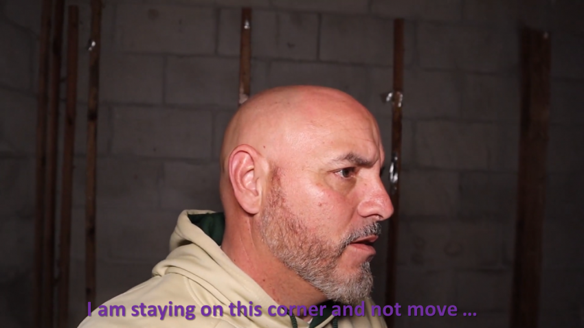 HAHA!!! ... Chris already had plans to stay in one area, but tonight's events had him going around in circles.