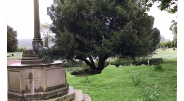 Is This a Possible Ghost Sighting in a Church Graveyard