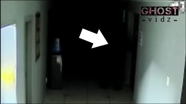 Ghost Vidz-Featuring Unknown Source-A shadowy apparition caught entering and exiting a room