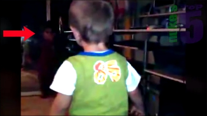 Nukes Top Five-Featured Tony Noguera-Son dancing when a small child apparition is captured on camera
