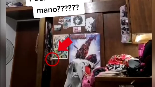 The 3X-Featuring TikTok _bthry-Apparition limb appears to move the closet door