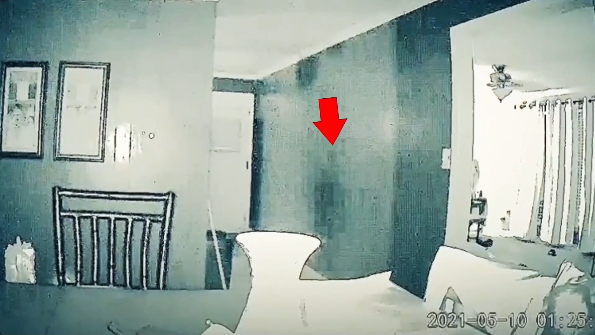 Shadow Man-Featuring YouTube Gage Mansfield-A shadowy figure appears walking from doorway through the hallway