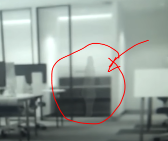 Looks a bit fake of an apparition? It does look fake to me.