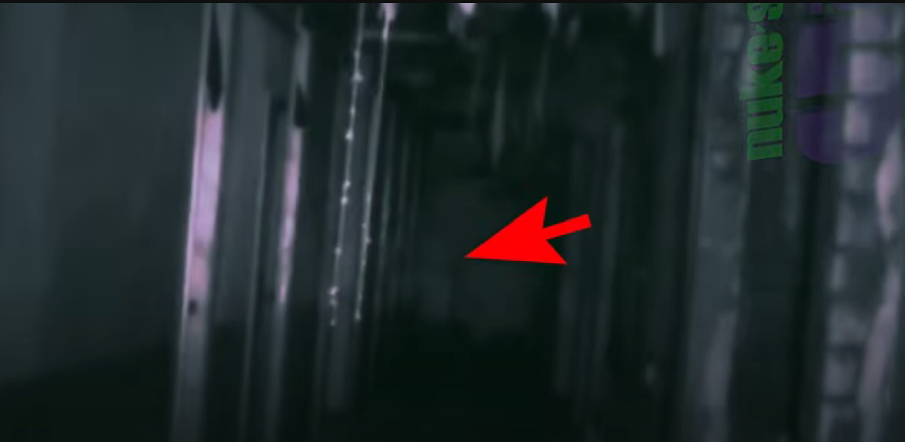 Ghostech team's static camera, on the top level floor, catches what appears to be an apparition down the hallway.