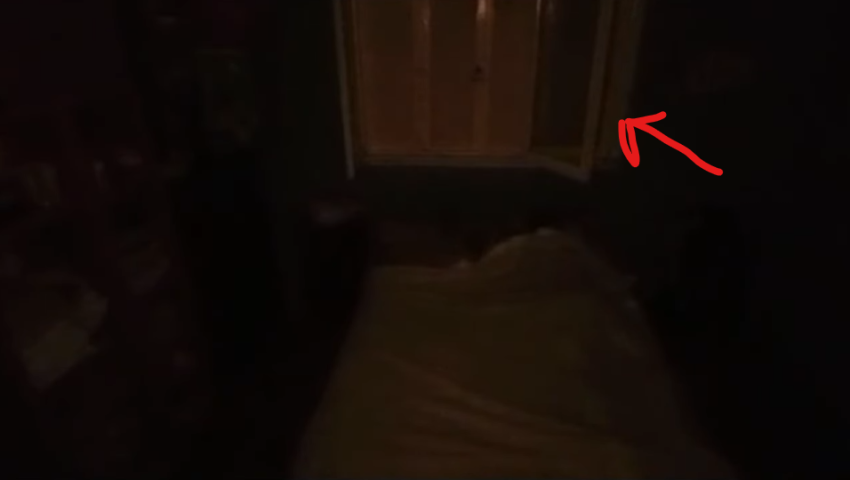 Closet door opens on its own